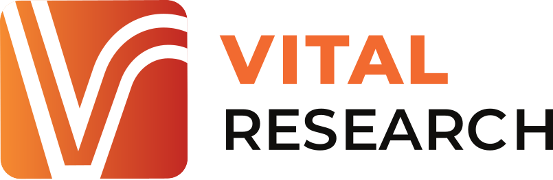 Vital Research Logo (Black)